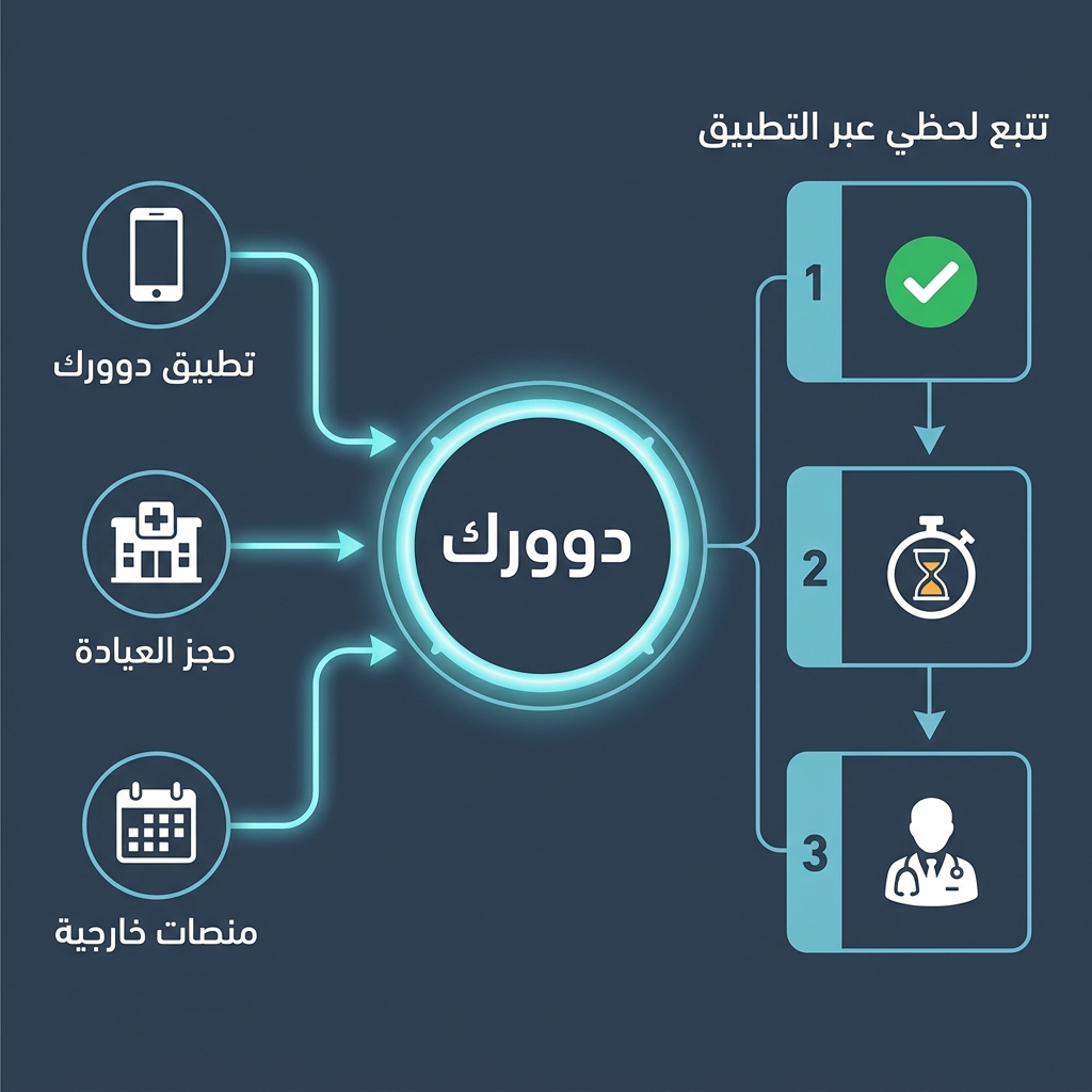 نظام ذكي لتنظيم حجوزات العيادات - دوورك